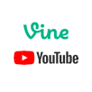 Vine and YouTube logos